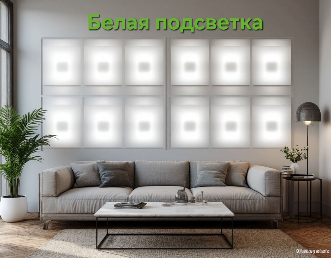 БЕЛАЯ ПОДСВЕТКА!