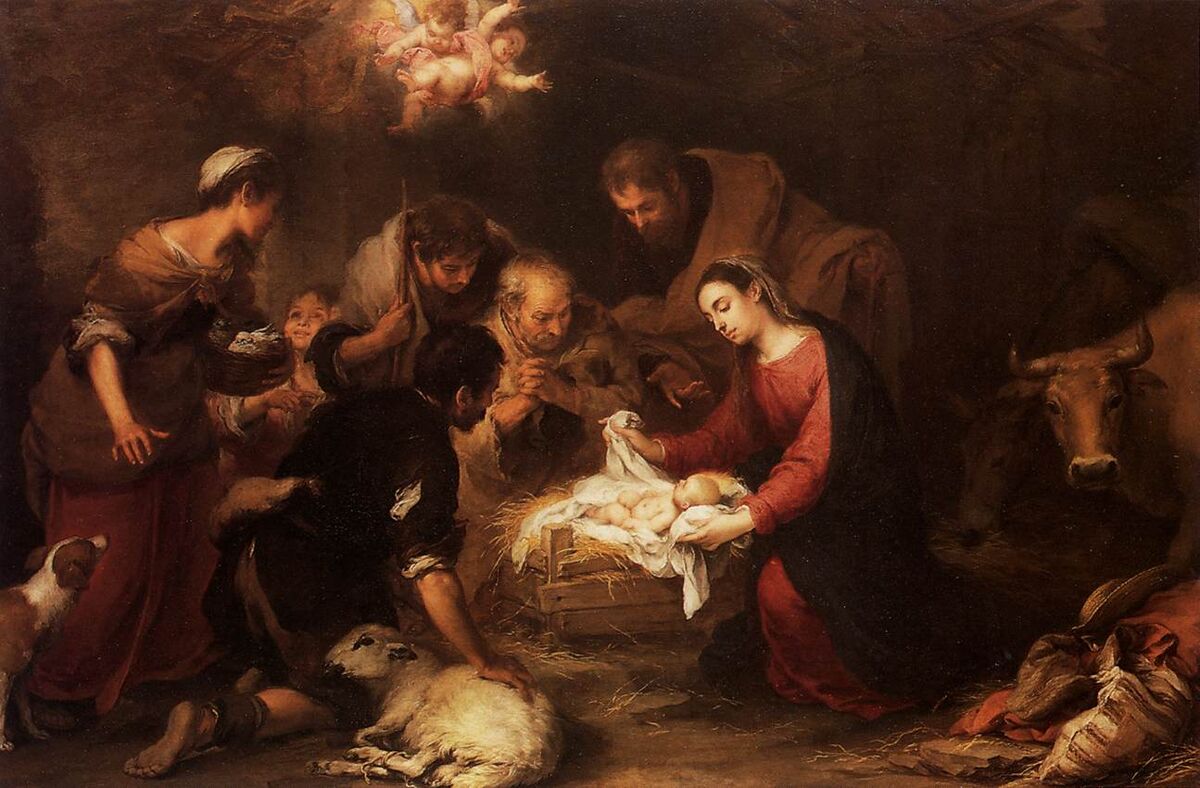 Бартоломе Эстебан Мурильо. Поклонение пастухов (1617–1682)