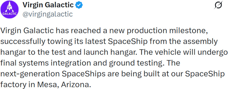    Источник изображения: @virgingalactic / x.com