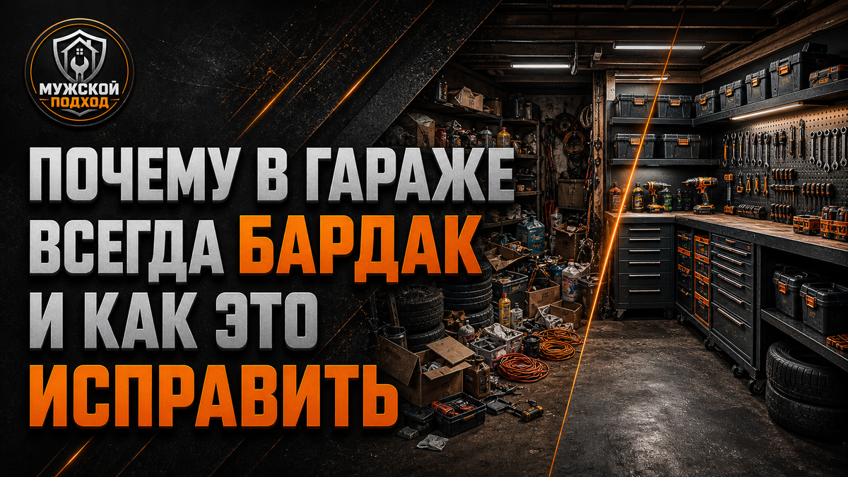 Почему в гараже всегда бардак и как это исправить