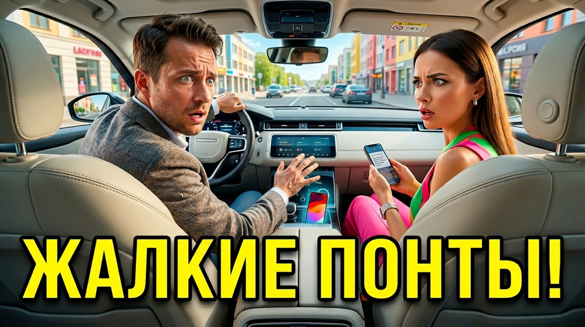 Никогда бы не подумала, что обычная автомобильная громкая связь сможет так эпично и за секунду разрушить образ миллионера-мачо.