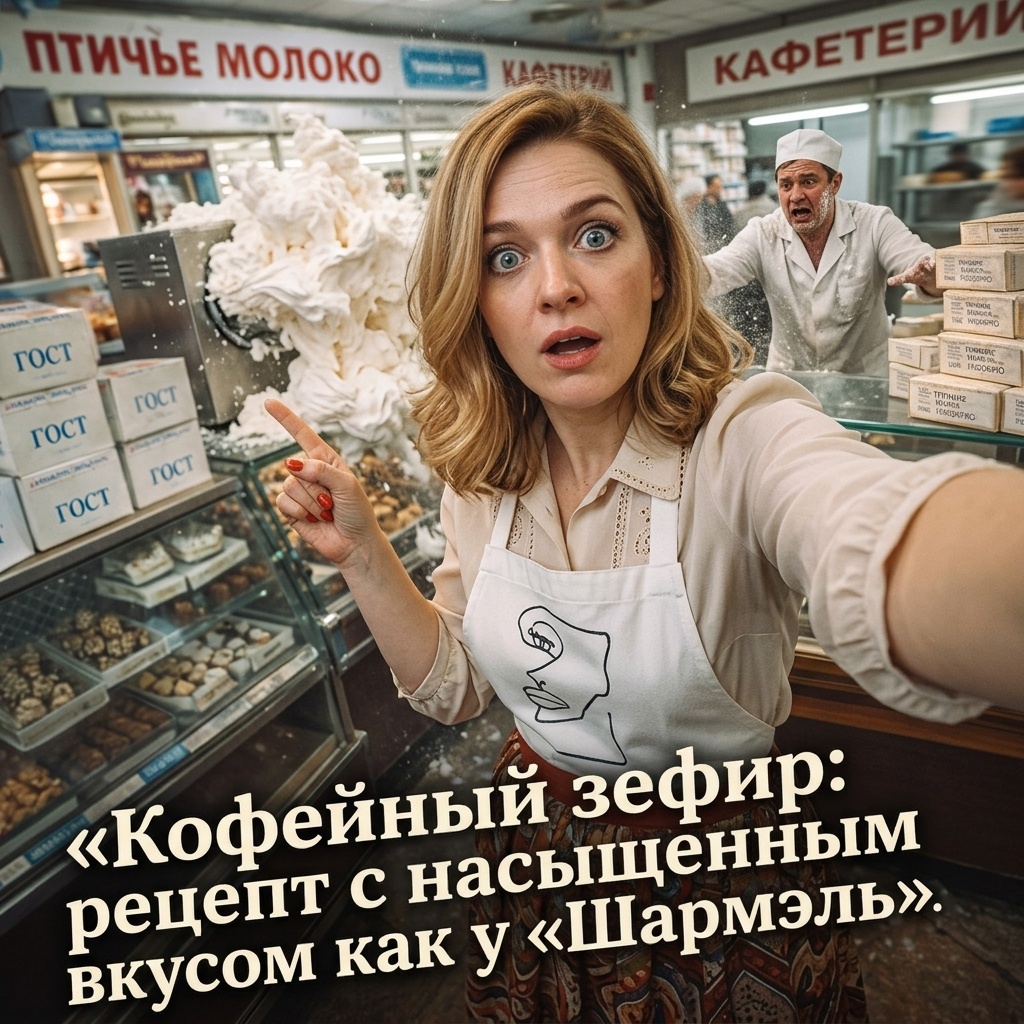    Кофейный зефир с насыщенным вкусом как у знаменитого «Шармэль» admin