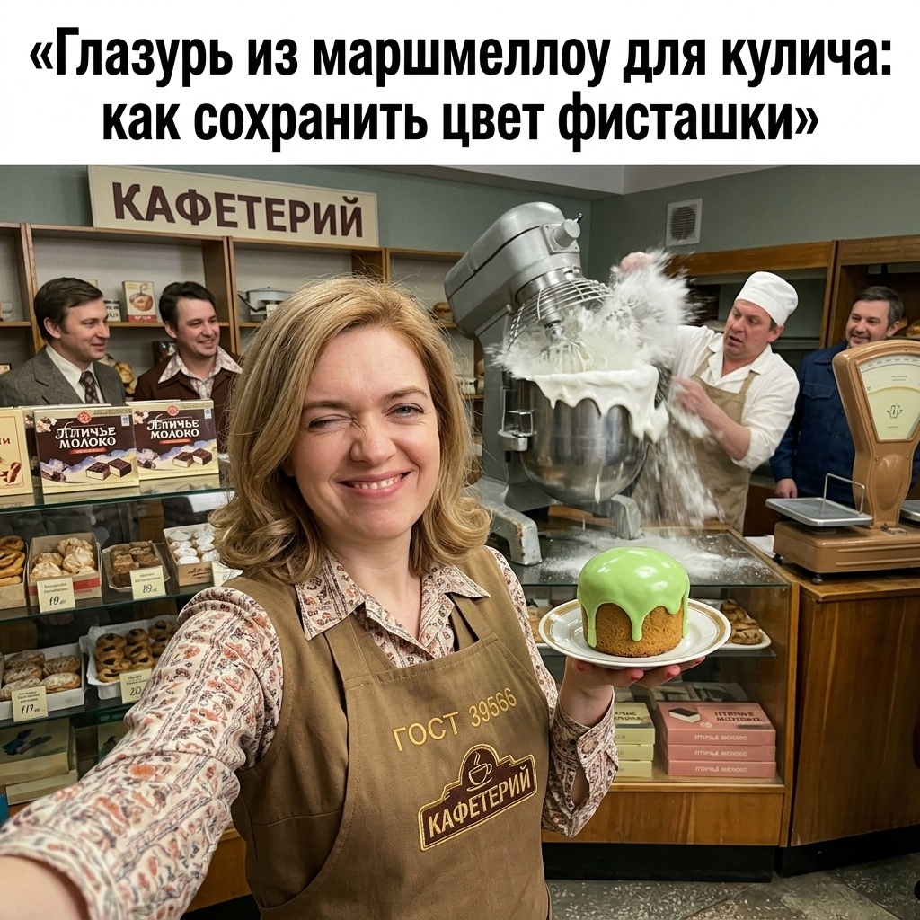    Идеальный фисташковый цвет глазури из маршмеллоу admin
