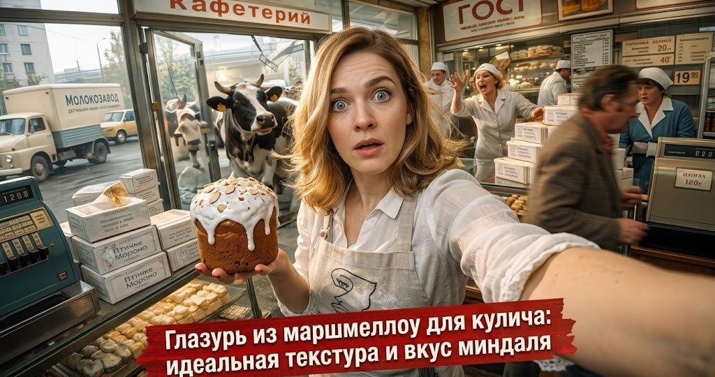 Глазурь из маршмеллоу для кулича: идеальная текстура и вкус миндаля