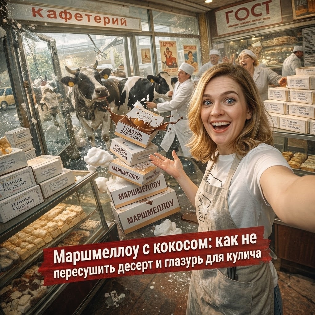    Секреты приготовления нежного маршмеллоу с кокосом и идеальной глазури. admin