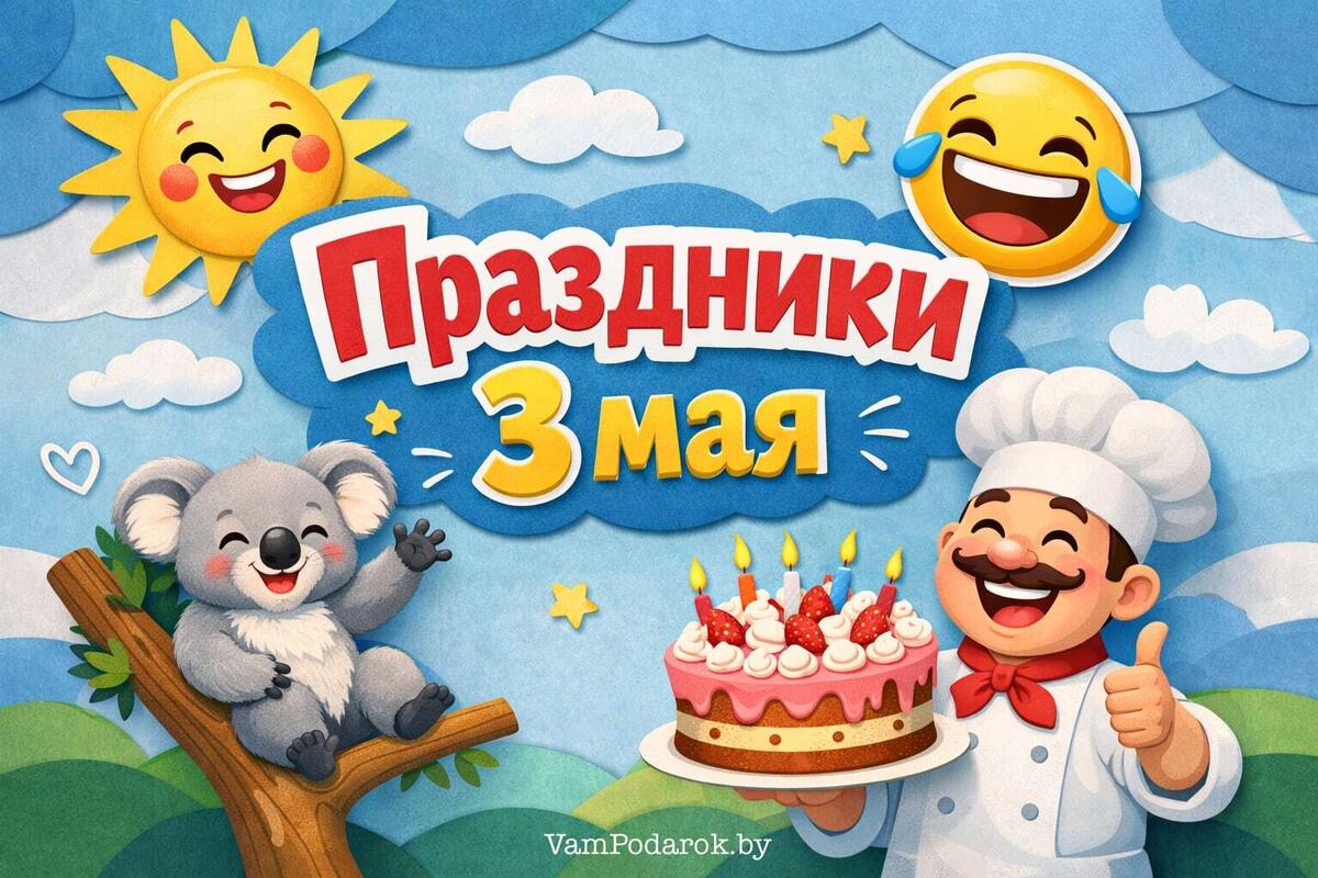 Праздники 3 мая – открытки и картинки