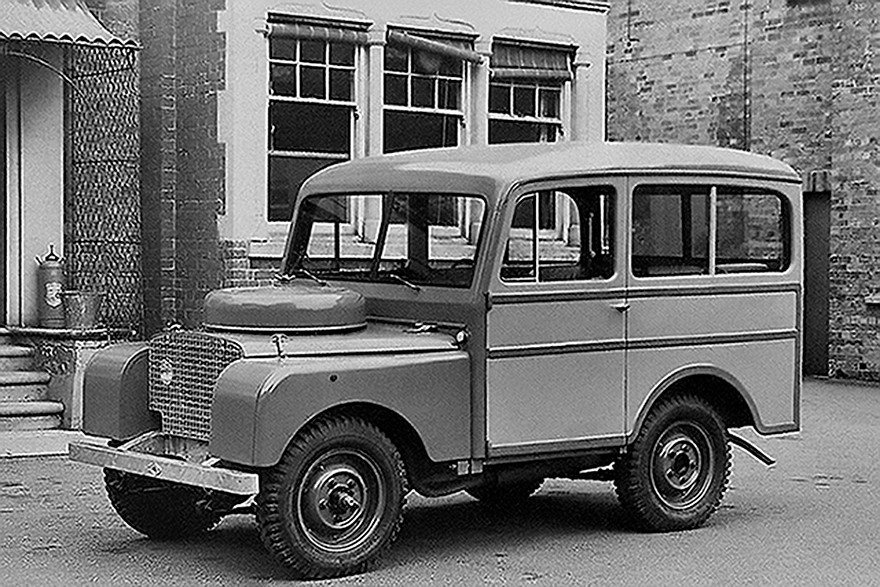   Прототип Land Rover Tickford Station Wagon (1948) – предтеча всех закрытых Land Rover