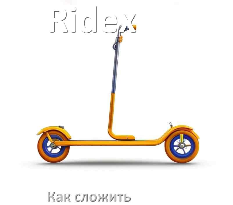 
Как сложить самокат Ridex взрослый или детский