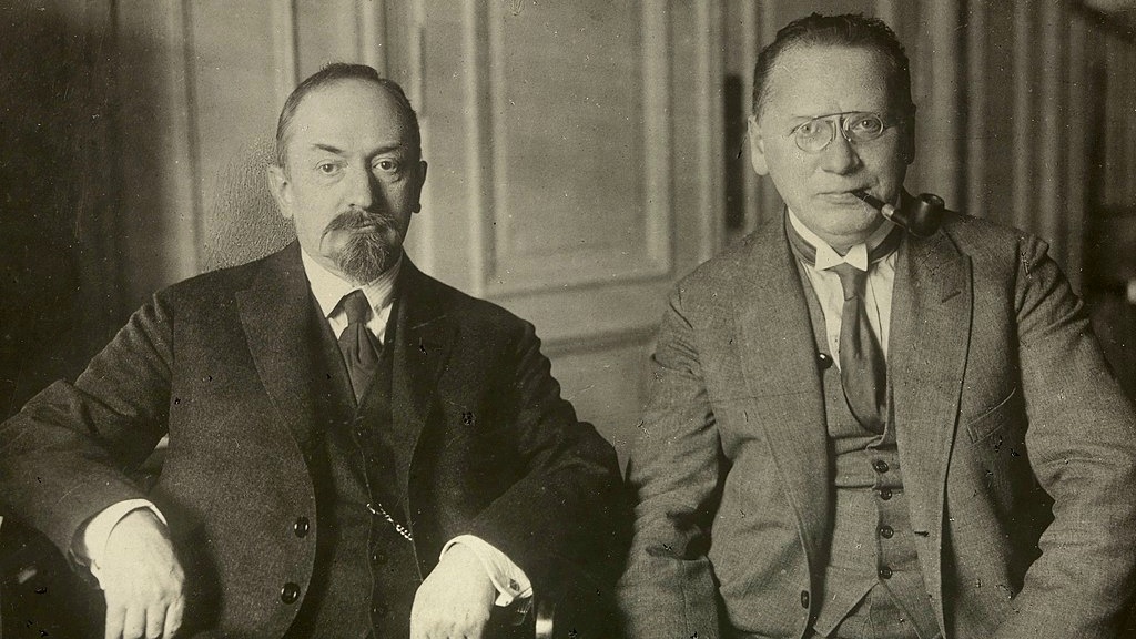 Георгий Чичерин и Максим Литвинов, 1923 год