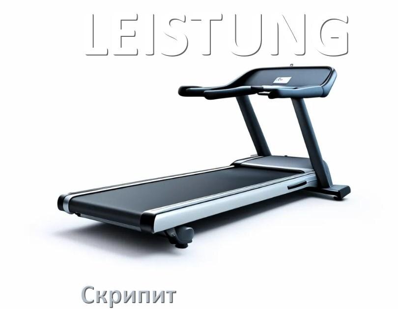 
Почему скрипит беговая дорожка LEISTUNG при беге трещит и что делать