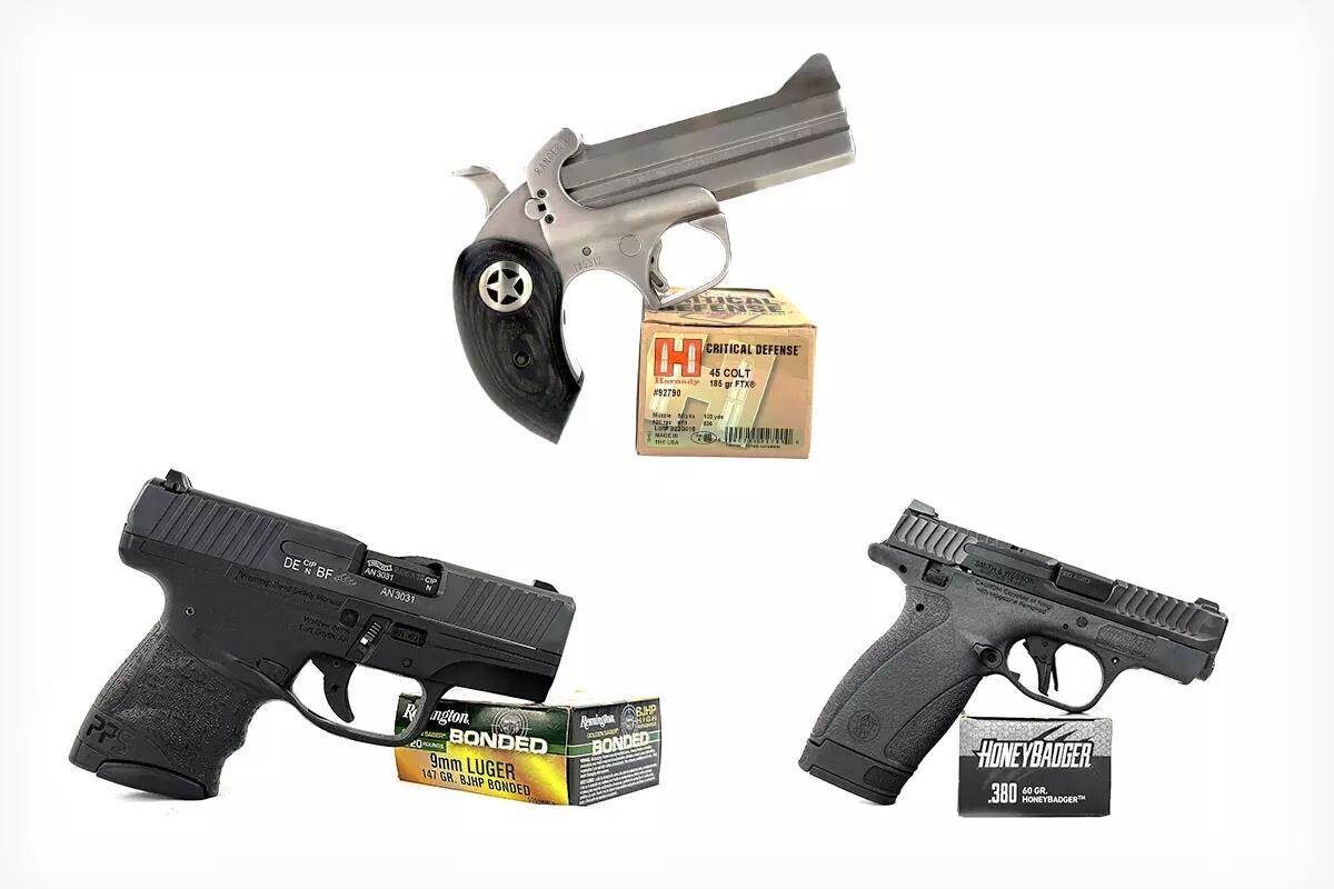 Для ежедневного использования подойдут Bond Arms Ranger, Walther PPS и Smith & Wesson Bodyguard 2.0.
