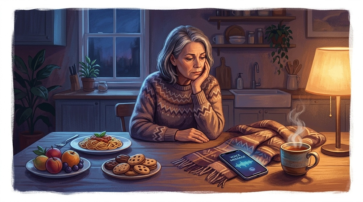 Сначала она ставила чайник