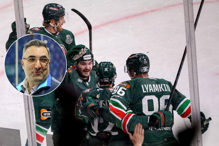    «Ак Барс» ведёт в ½ финала с «Металлургом» 3-1 — обсудили серию с Леонидом Вайсфельдом.   
Фото: «БИЗНЕС Online»