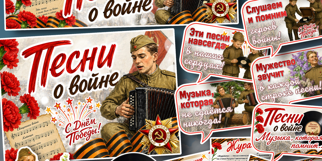 Бесплатные материалы к «Разговоры о Важном» на 4 мая «Песни о войне. Ко Дню Победы»