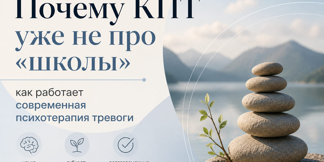Почему КПТ уже не про «школы»: как работает современная психотерапия тревоги