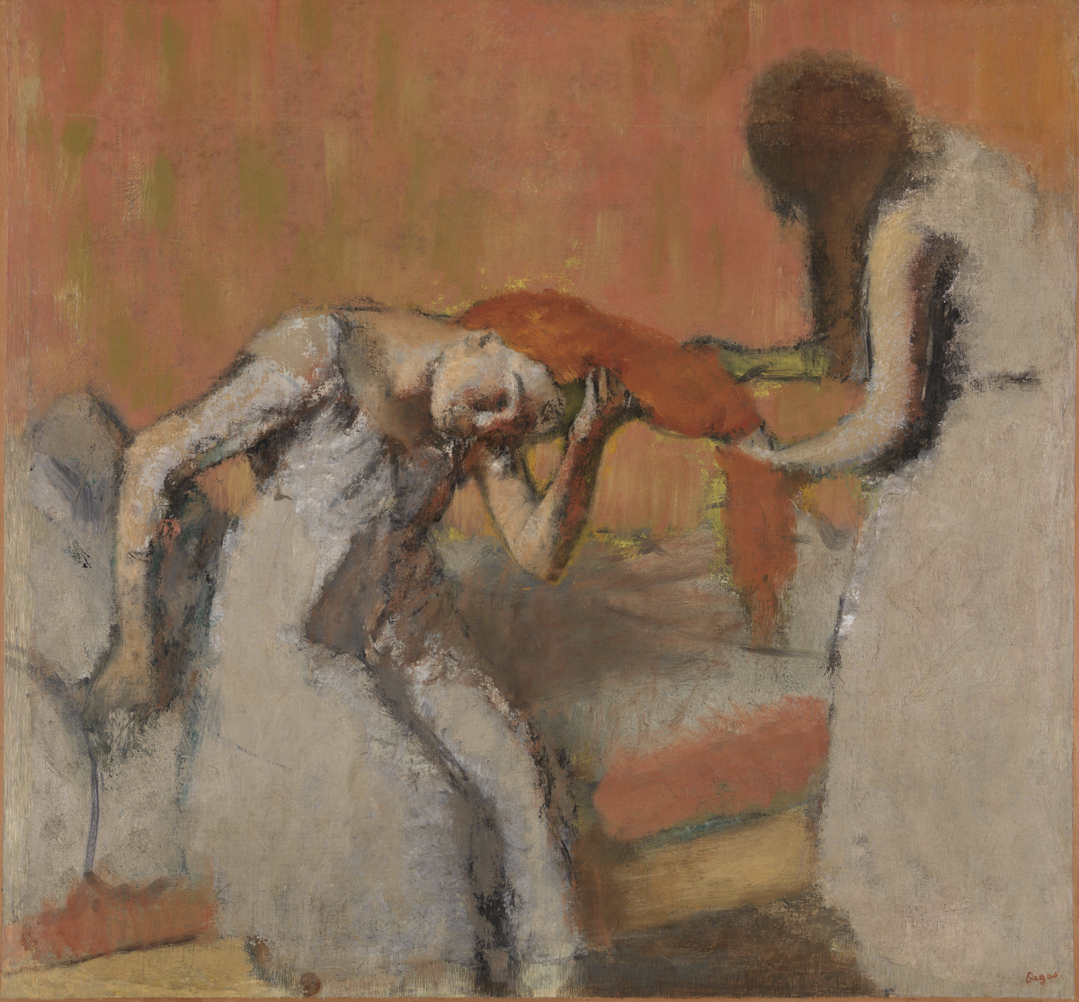 Эдгар Дега. Расчесывание волос. Ок. 1896.