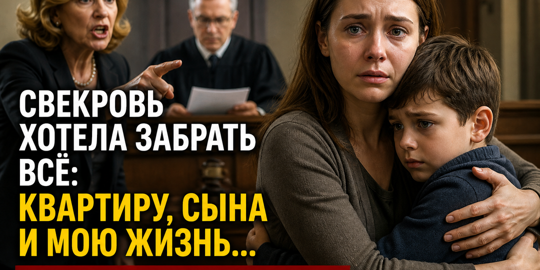 «Свекровь хотела забрать всё: квартиру, сына и мою жизнь… Но в суде всплыла правда»