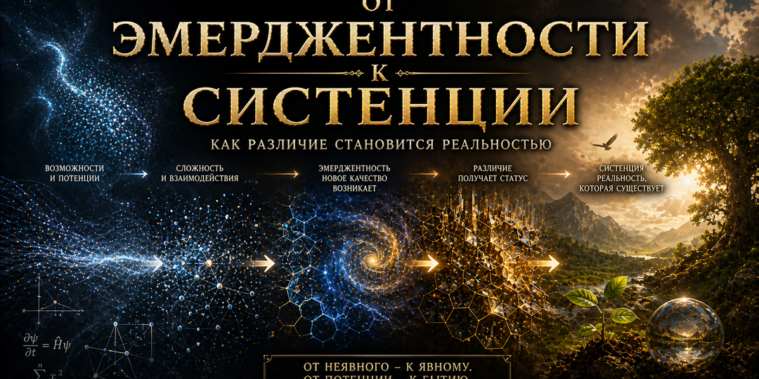 От эмерджентности к систенции: о границе между появлением и существованием