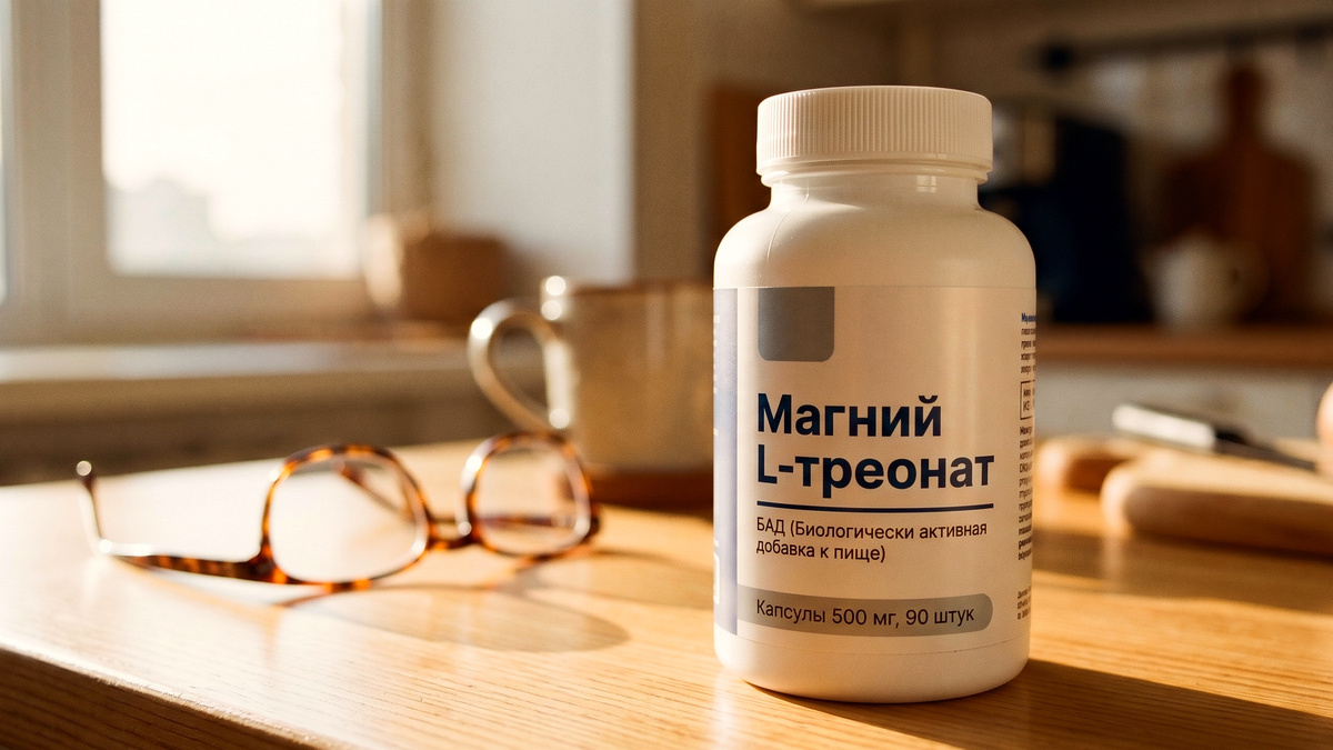 L-треонат. Единственная форма магния, которая умеет «пробиваться» прямо в мозг.
