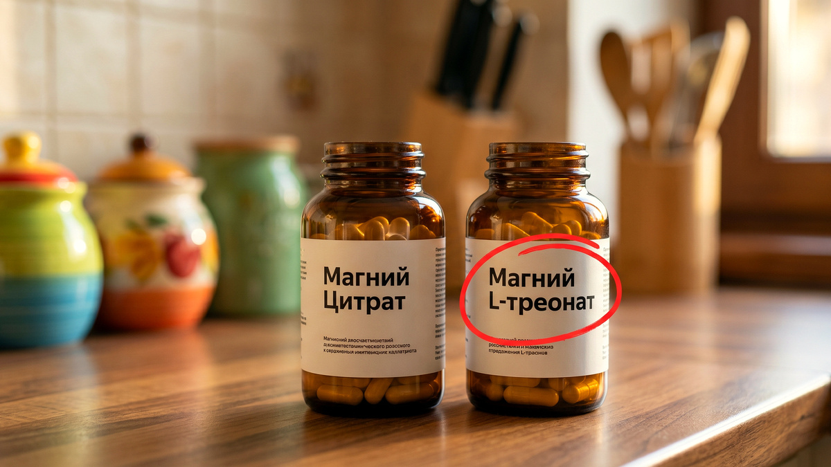 Обычный цитрат хорош для мышц и сердца. Но для памяти он бесполезен — в голову не проникает.