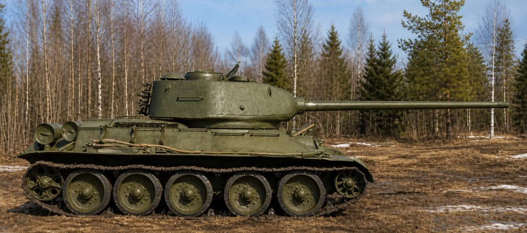Т-34-100: отчаянная попытка достать «Пантеру» за счёт калибра