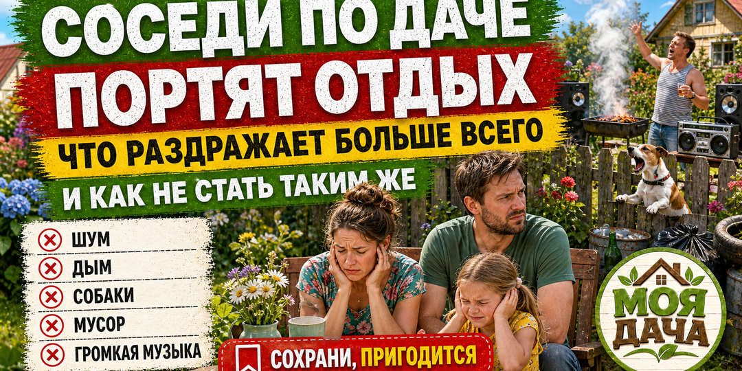 Соседи по даче портят отдых: что раздражает больше всего и как не стать таким же