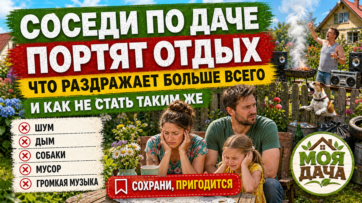 Соседи по даче портят отдых: что раздражает больше всего и как не стать таким же