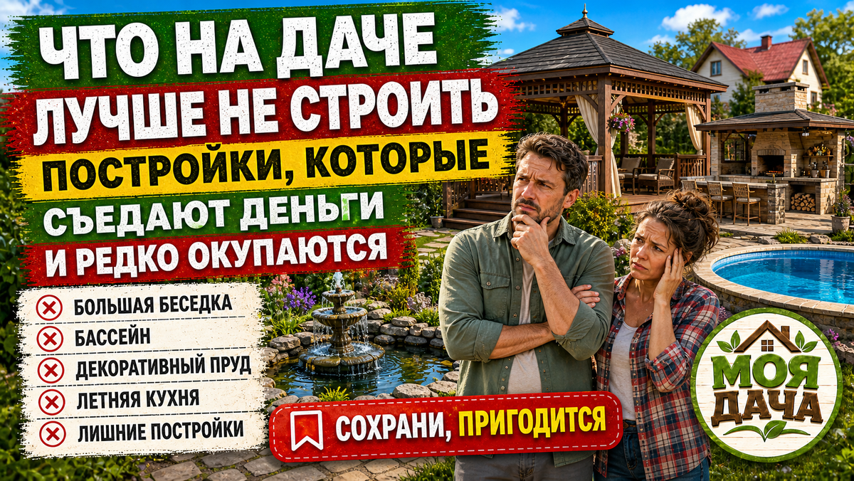 Что на даче лучше вообще не строить: постройки, которые съедают деньги и редко окупаются