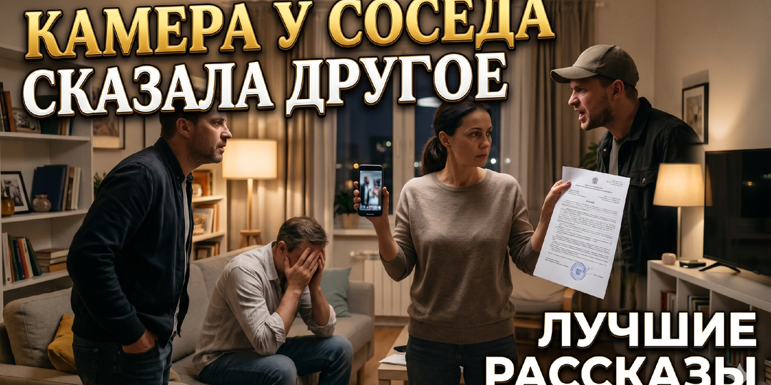 Деверь сломал входную дверь нашего гаража и сказал что так было. Камера у соседа сказала другое