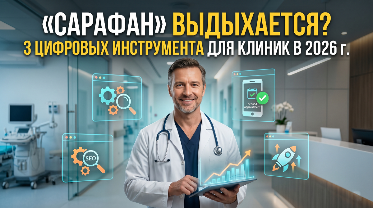 «Сарафан» выдыхается: 3 цифровых инструмента, которые реально приводят пациентов в клинику в 2026 году