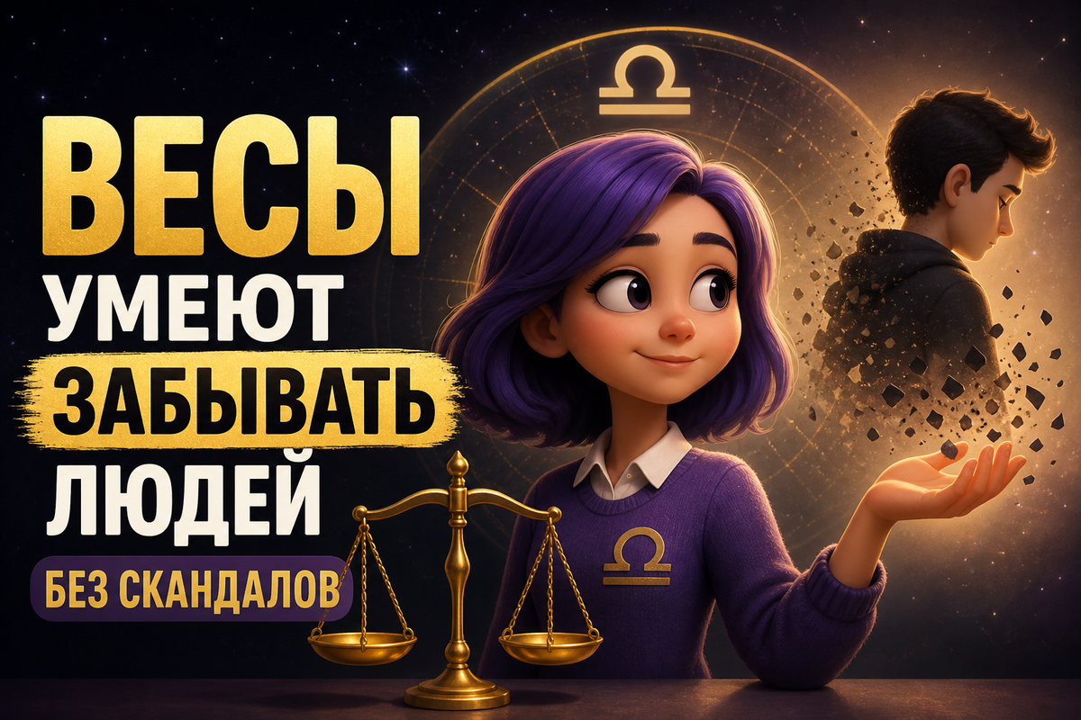 Весы умеют забывать без скандалов