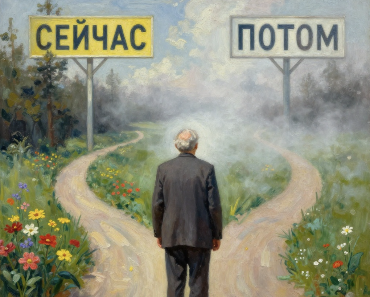как привычка откладывать жизнь на потом разрушает настоящее