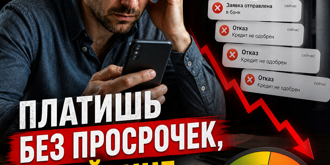 Почему ваш кредитный рейтинг падает, даже если вы платите вовремя?