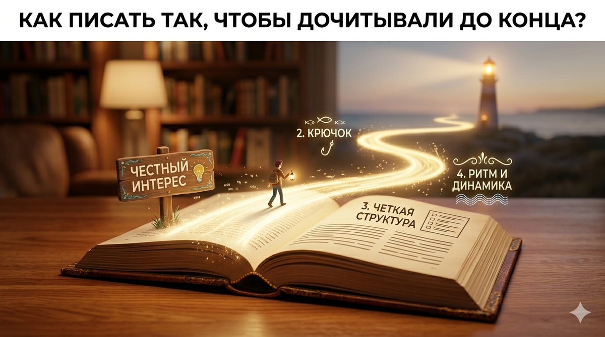 Как писать так, чтобы дочитали до конца