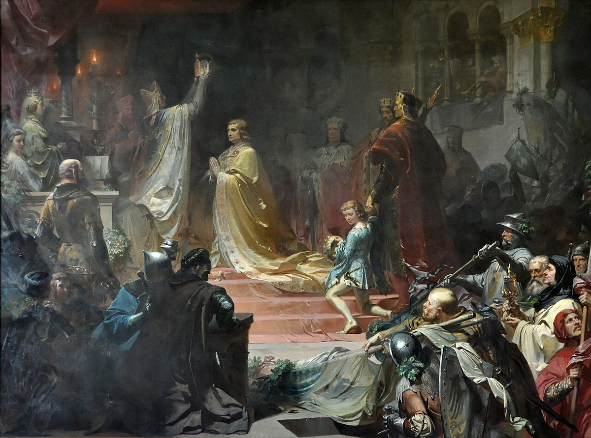 
Коронация Людвига Баварского в Риме. 1876. Холст, масло. Максимилианеум, Мюнхен