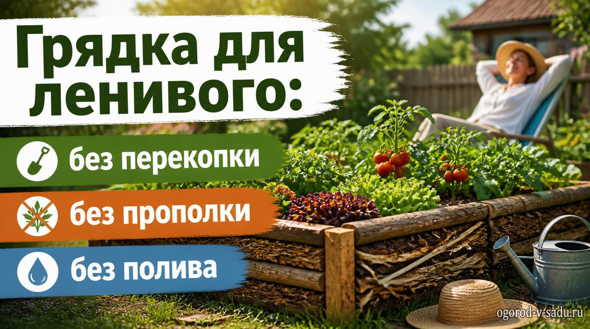 огород в саду
