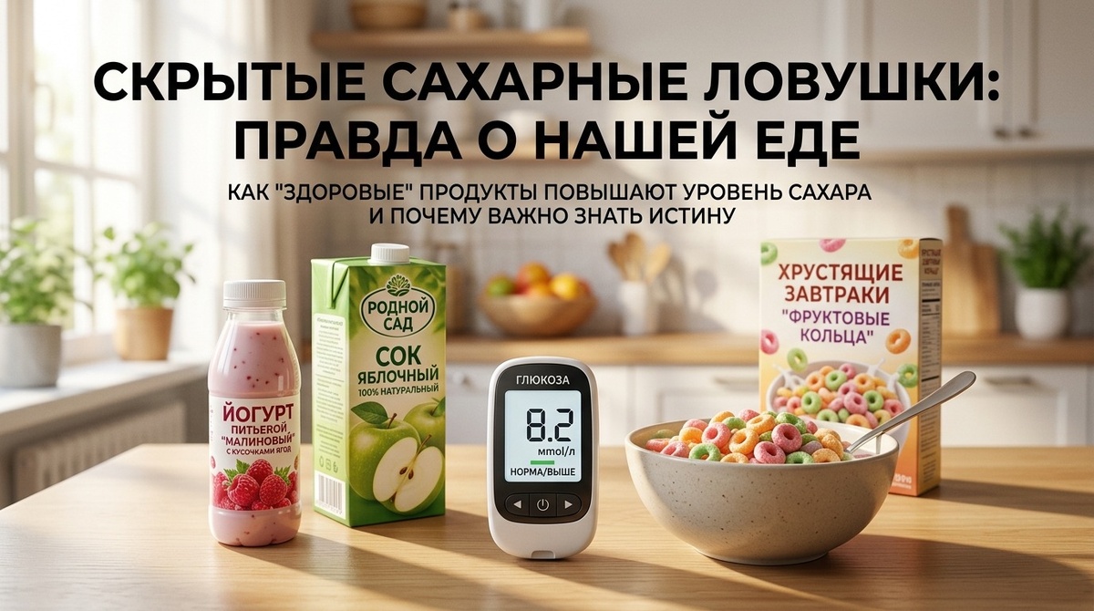 Гораздо чаще она сидит в продуктах, которые выглядят "правильными", "лёгкими" и даже "полезными".