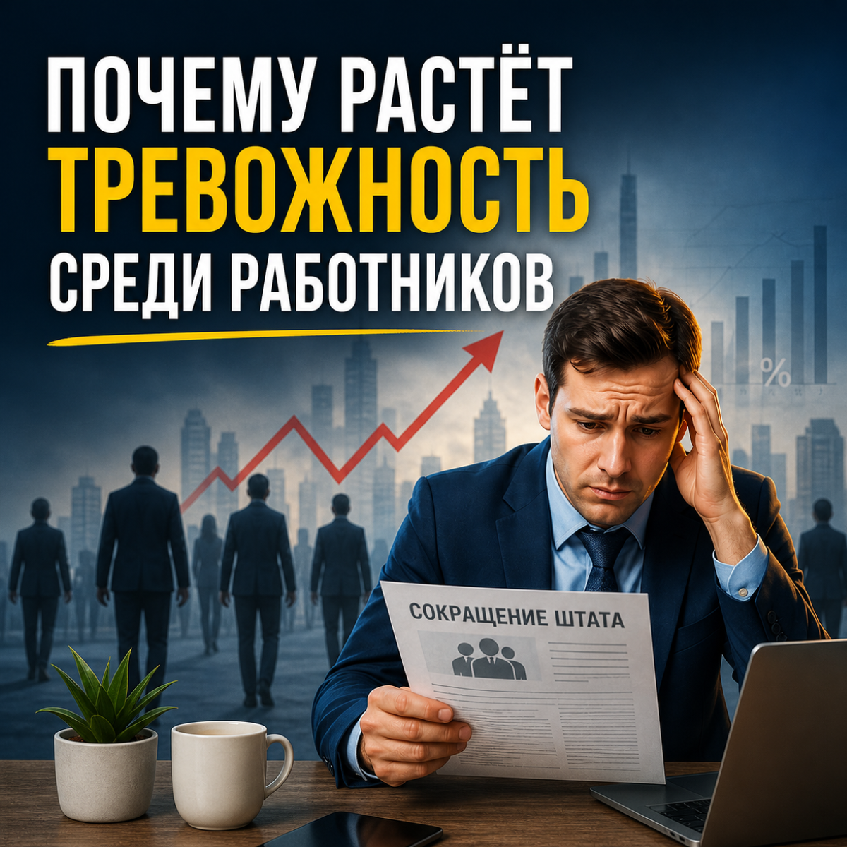 Почему растёт тревожность среди работников?