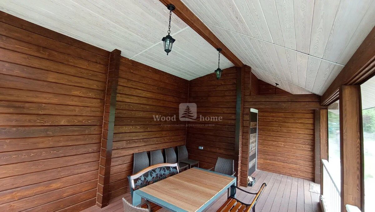 На фото: работа компании «Wood home»