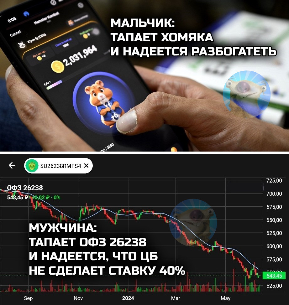 Мой авторский мем про хомяка на злобу дня