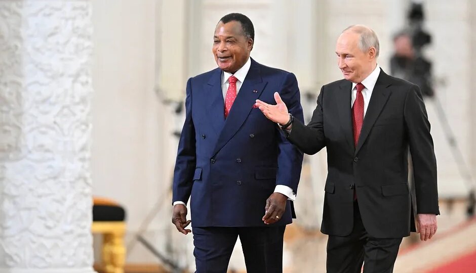 Владимир Путин принял в Кремле Президента Республики Конго
