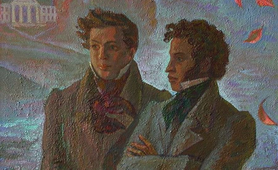 А. Дельвиг и А. Пушкин