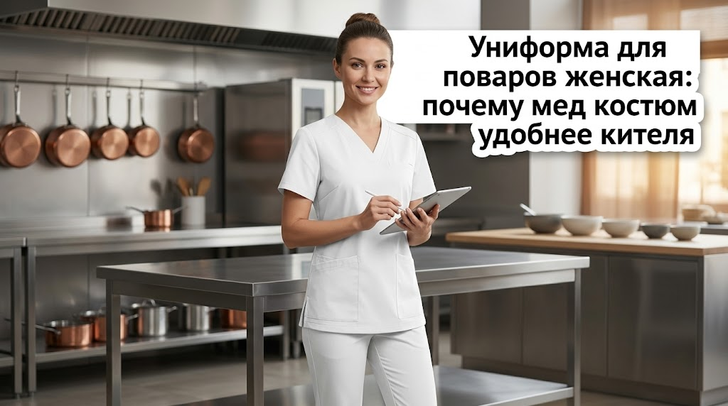    Сравнение женской униформы для поваров: мед костюм и китель Medavibe