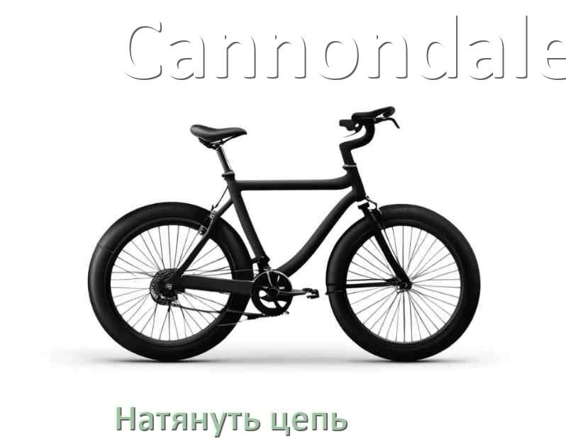 
Как натянуть цепь на велосипеде Cannondale скоростном и обычном