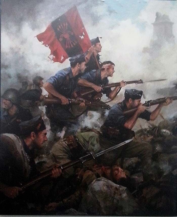 Фаланга в бою
