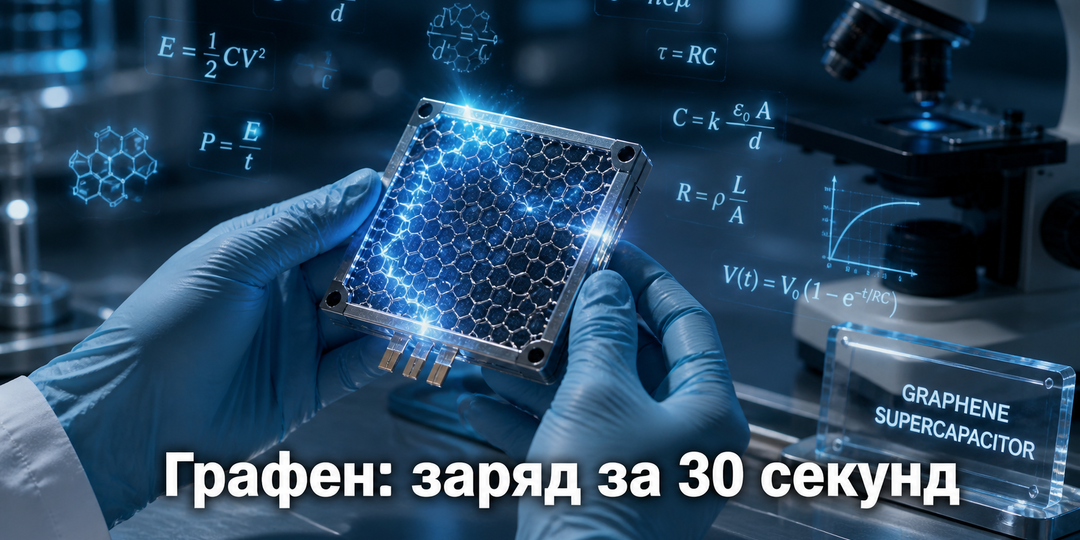 Графеновый аккумулятор: зарядка за 30 секунд — почему технология готова, но не внедряется