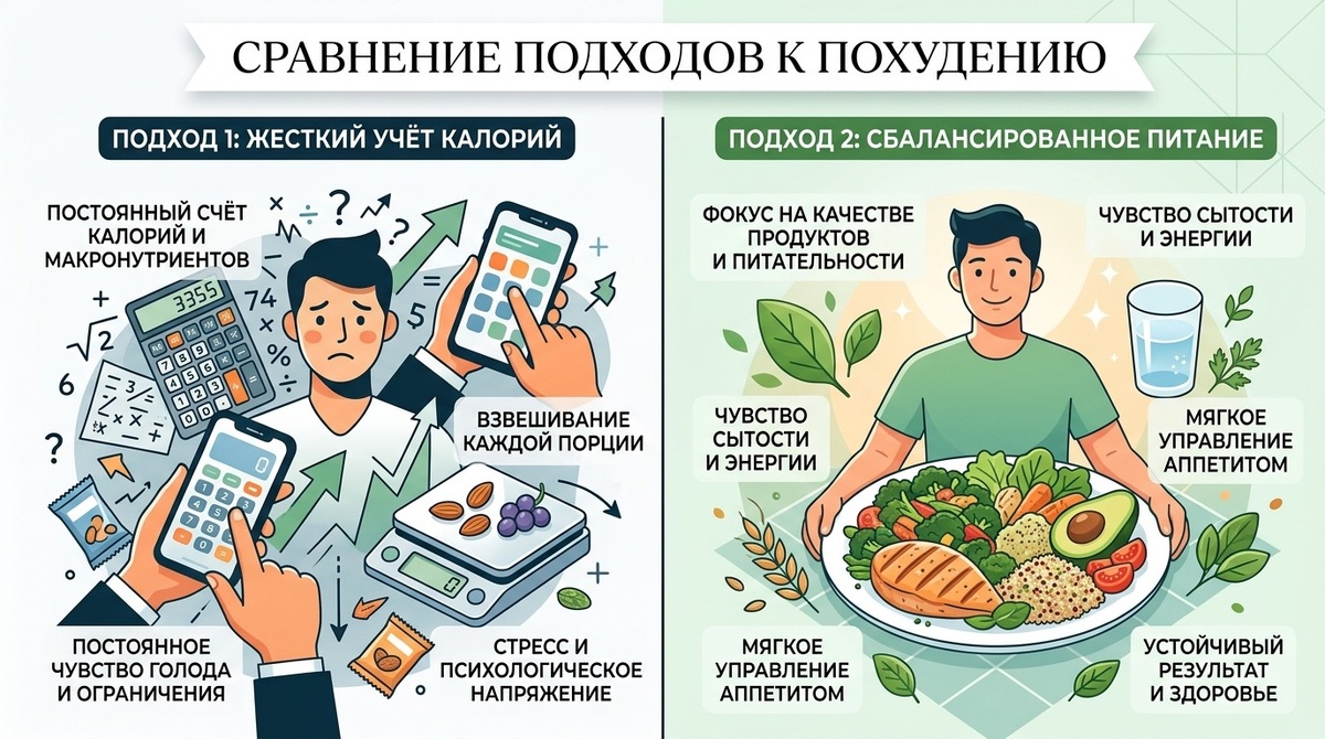 Кухонные весы стояли на столе почти постоянно, приложение с КБЖУ открывалось по несколько раз в день