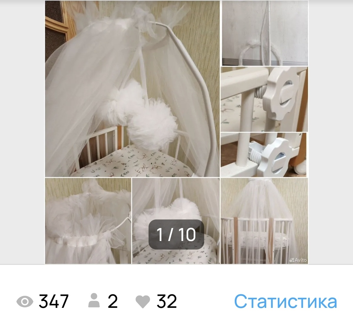 Скрин. Просмотры за год.