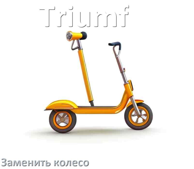 
Как на самокате Triumf поменять колёса заднее и переднее