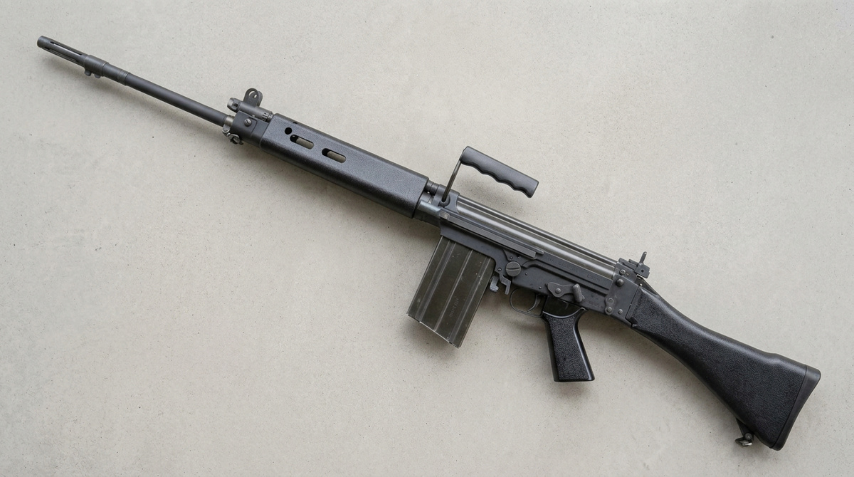 FN FAL в позднем пластиковом исполнении